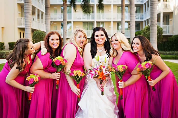 Tropical destination wedding in Key west