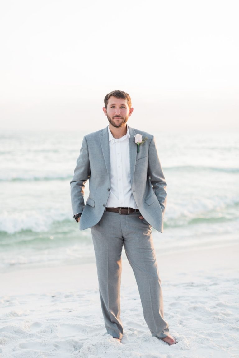 Men's Beach Wedding Attire Tips - Destination Wedding Details