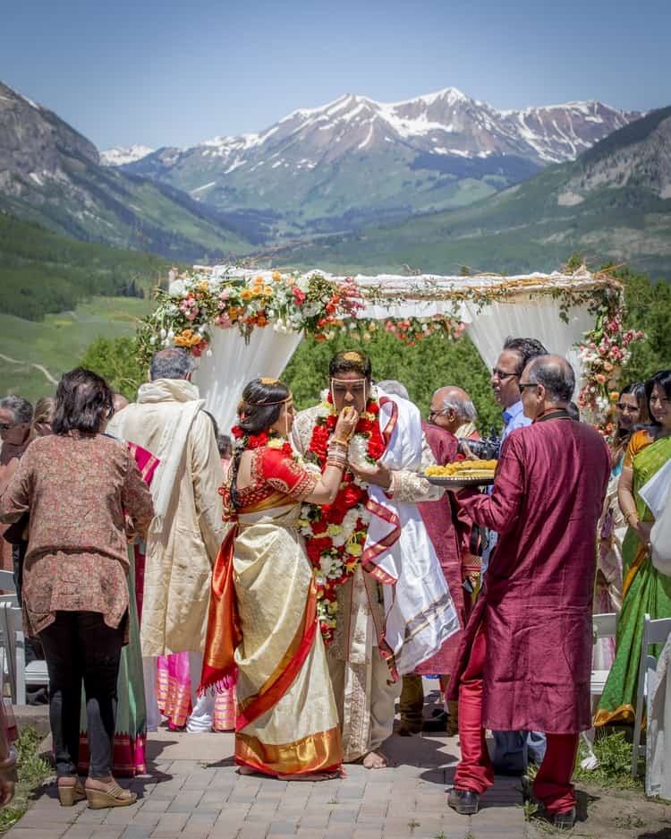 An Indian Destination Wedding At 9 000 Feet Among The Rocky