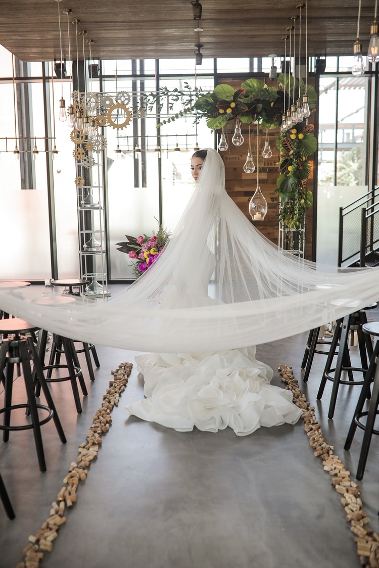 Chic Industrial Styled Wedding In Dubai Destination Wedding Details