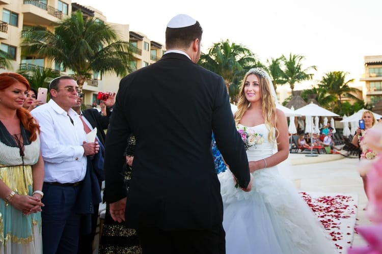 Jewish Destination Wedding at Dreams Riviera Cancun