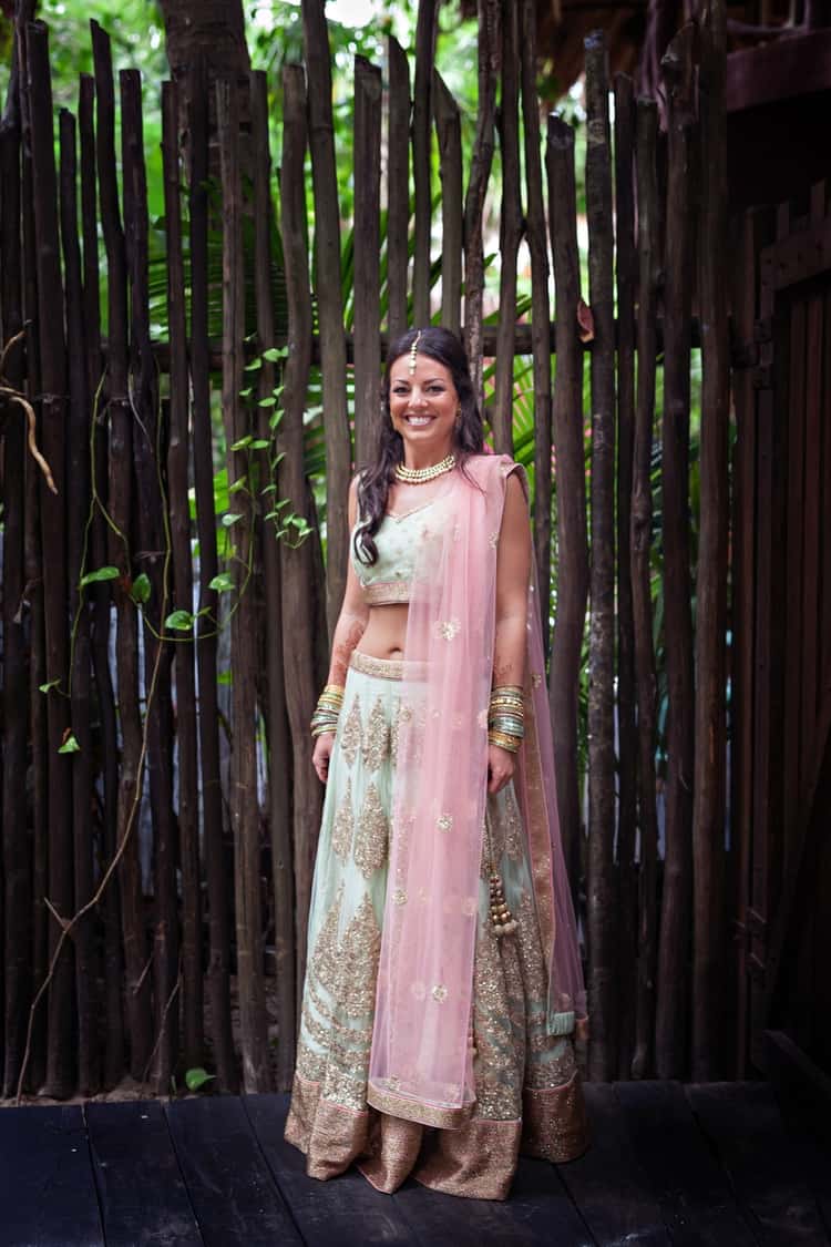 Indian Bohemian Destination Wedding in Tulum