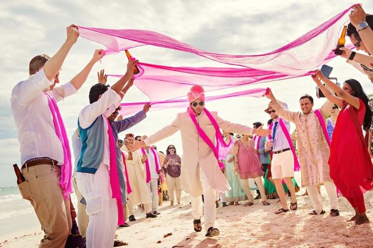 Beach wedding Baarat in Tulum