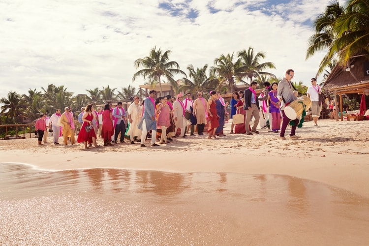 Beach wedding Baarat in Tulum