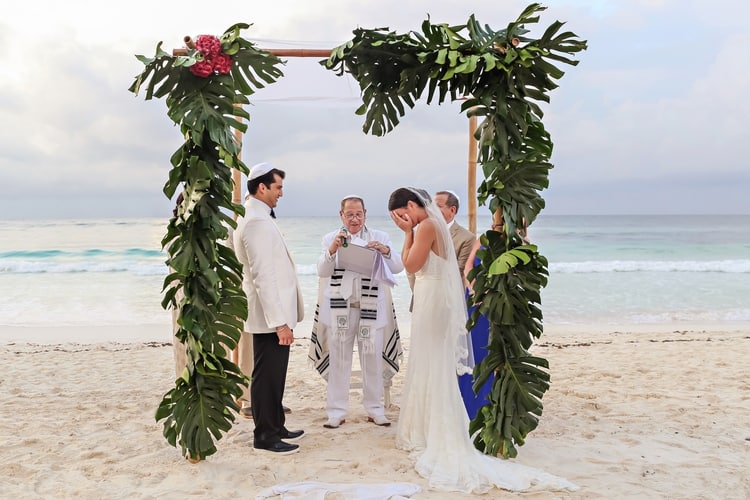 Hindu and Jewish Bohemian Destination Wedding in Tulum