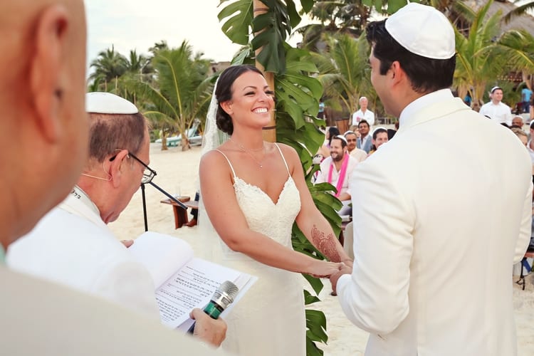 Hindu and Jewish Bohemian Destination Wedding in Tulum