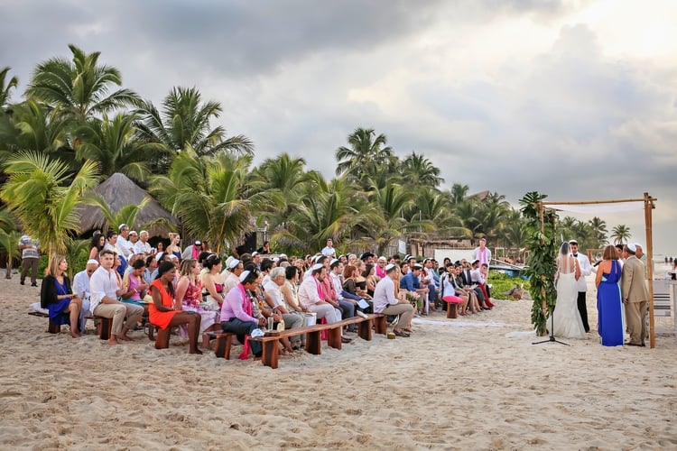 Hindu and Jewish Bohemian Destination Wedding in Tulum