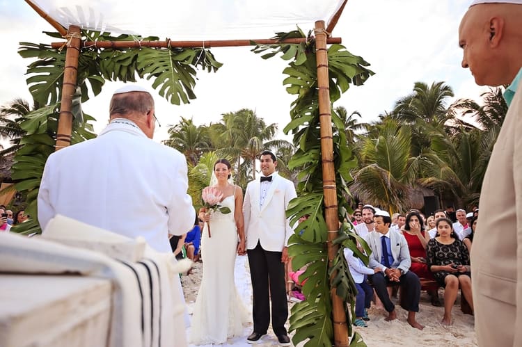 Hindu and Jewish Bohemian Destination Wedding in Tulum