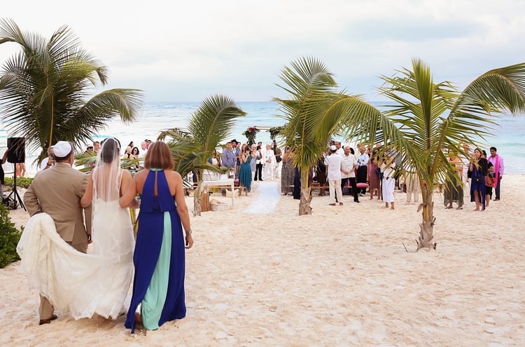 Hindu and Jewish Bohemian Destination Wedding in Tulum