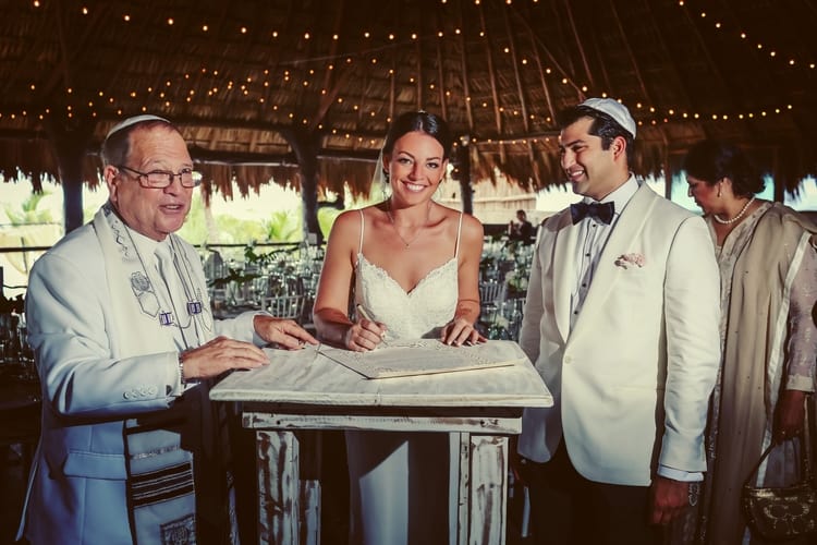 Jewish Bohemian Destination Wedding in Tulum