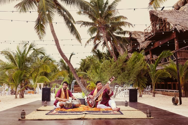 Indian Bohemian Destination Wedding in Tulum