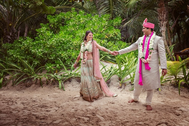 Indian Bohemian Destination Wedding in Tulum