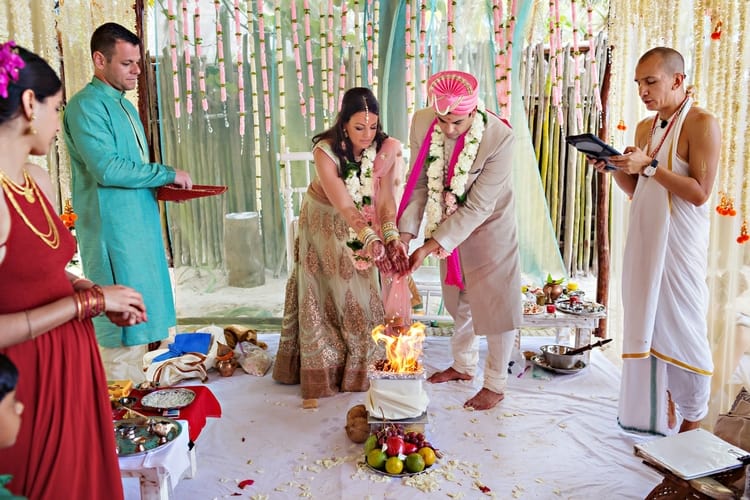 Indian Bohemian Destination Wedding in Tulum