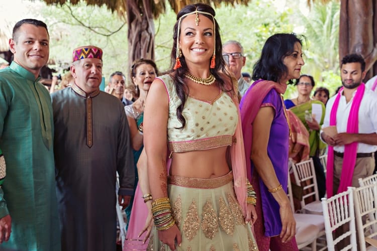 Indian Bohemian Destination Wedding in Tulum