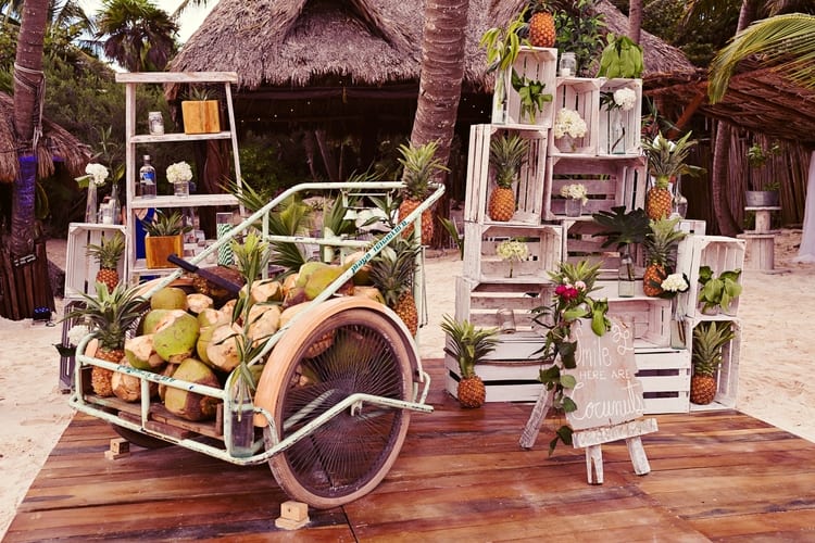 Hindu and Jewish Bohemian Destination Wedding in Tulum