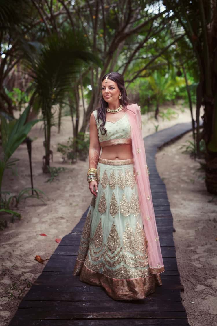 Indian Bohemian Destination Wedding in Tulum