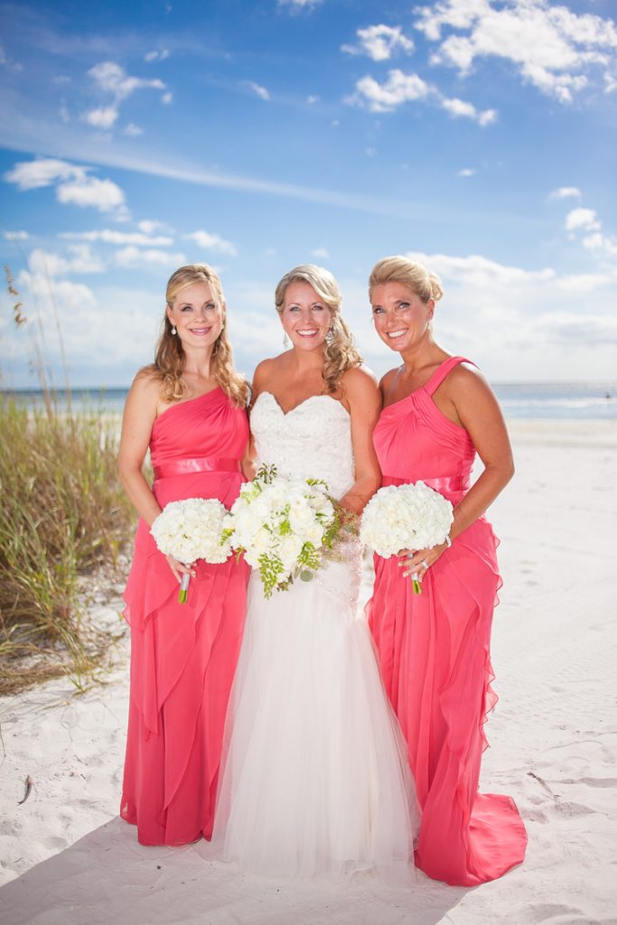 pink shell resort wedding