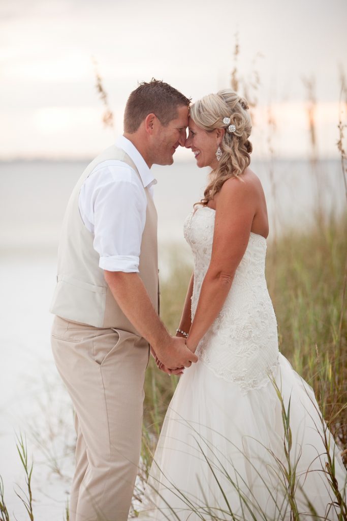 pink shell resort wedding