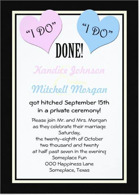 Wedding Reception Invitation Ideas 10