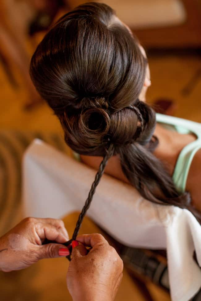 beach wedding hair style