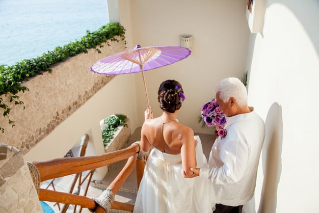 Purple and Lavender Puerto Vallarta Wedding