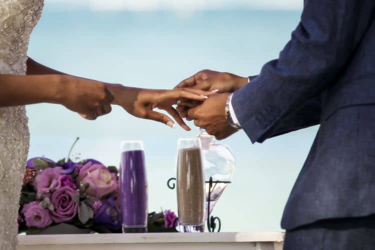 purple and gold destination wedding in Punta Cana_46