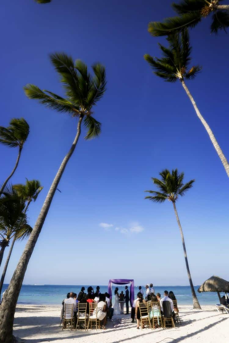 purple and gold destination wedding in Punta Cana_48