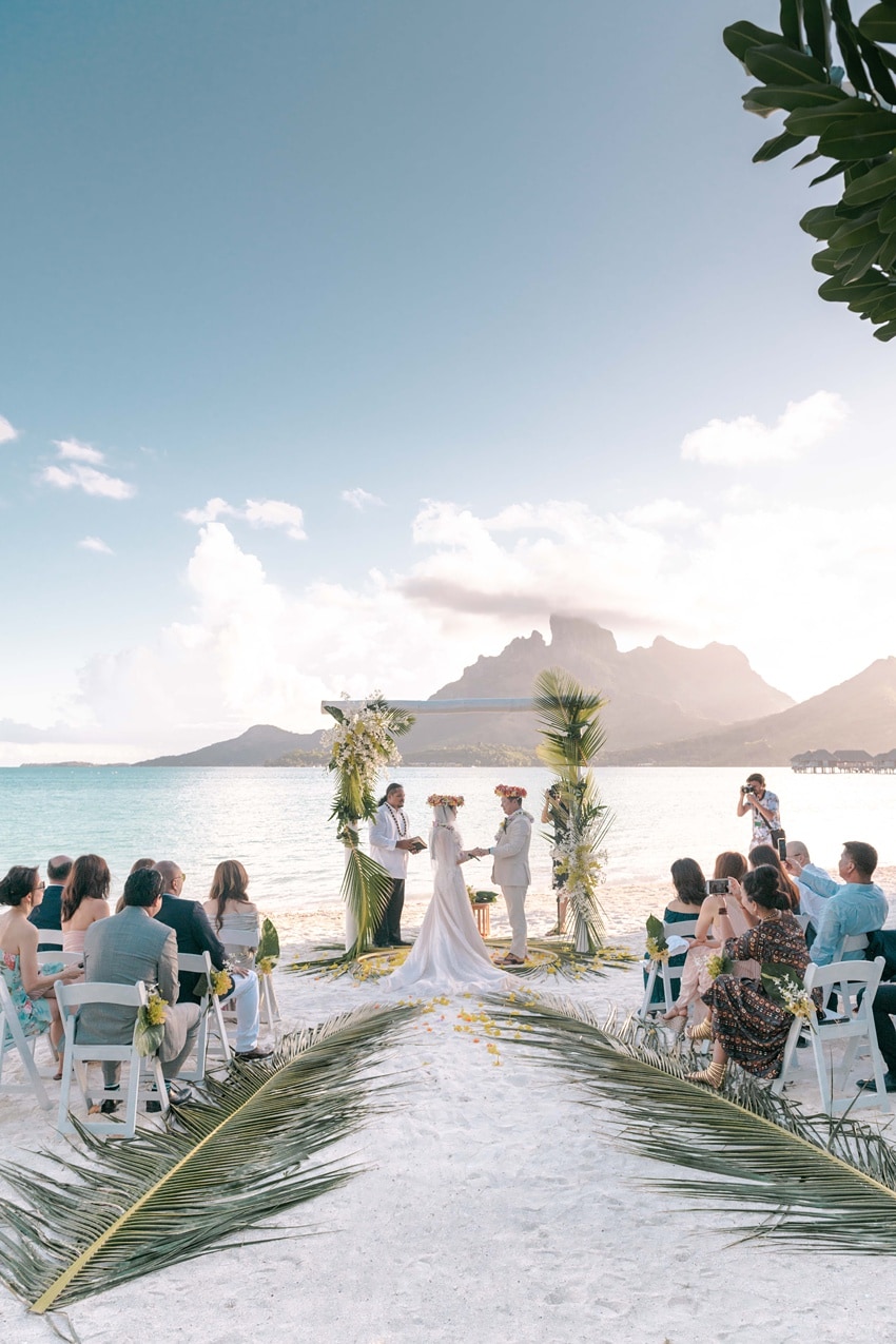 Luxe Bora Bora Destination Wedding Bridalpulse