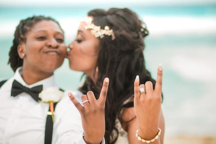 same sex destination wedding in cancun 39