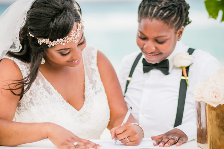 same sex destination wedding in cancun 90