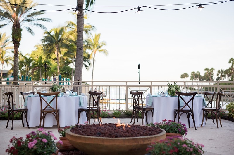 Elegant Outdoor Blue And Ivory Tented Sarasota Wedding Mmtb