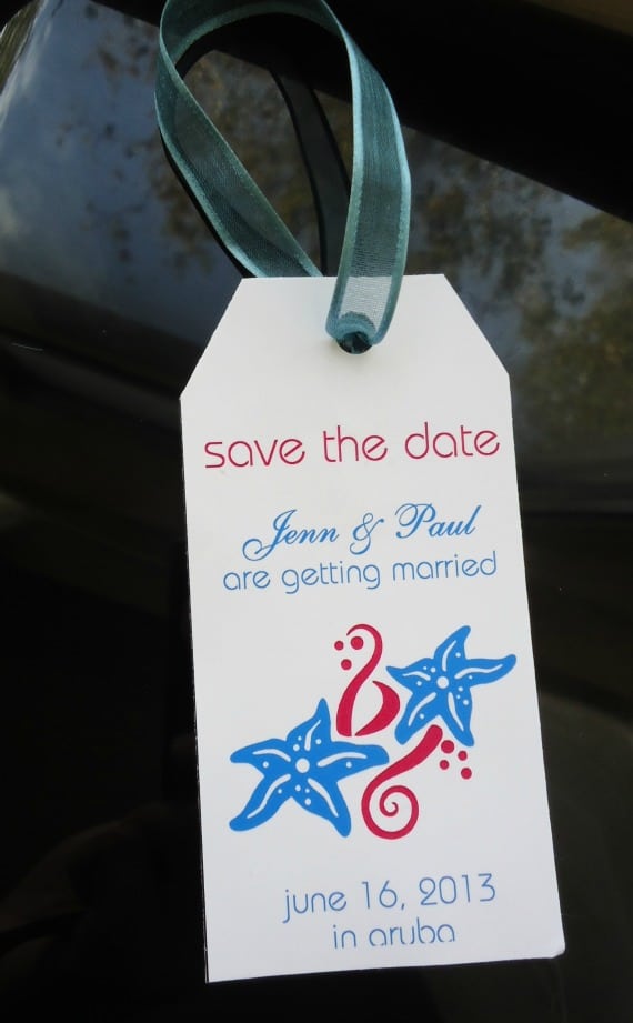 save the date destination Weddings template