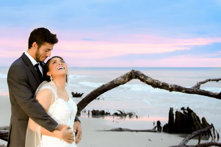 Styled Sunrise Beach Elopement In South Carolina Destination