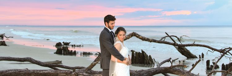 sunrise beach elopement in south carolina