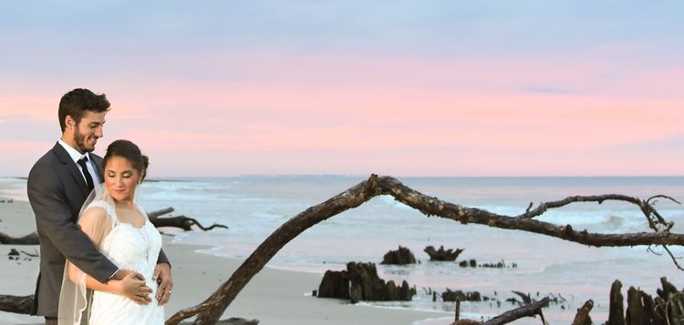 sunrise beach elopement in south carolina