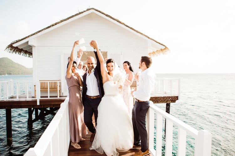 Our wedding day on the beach of Sandals Grande St. Lucia - 圣卢西亚Sandals  Grande St Lucian的图片- Tripadvisor