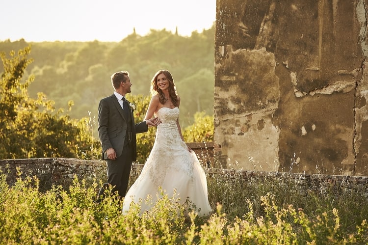 Romantic Tuscany Wedding in Borgo Petrognano