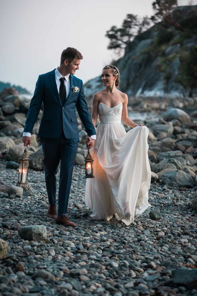 Twilight Beach Wedding