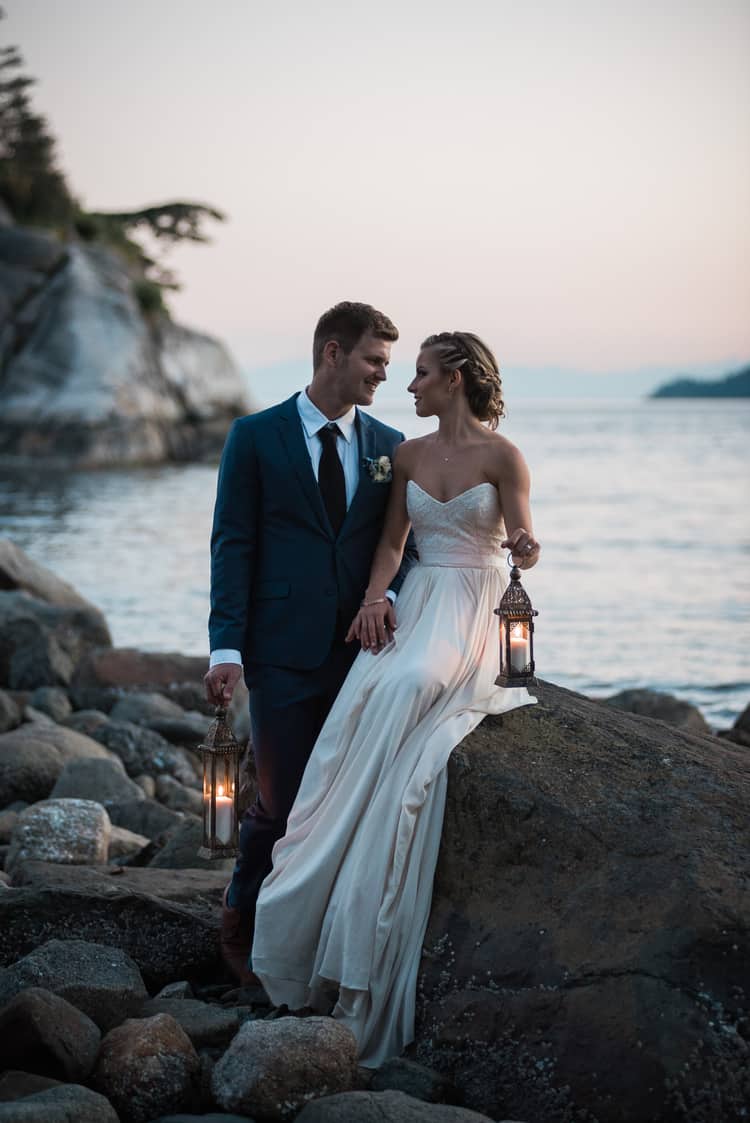 twilight beach wedding inspiration 15