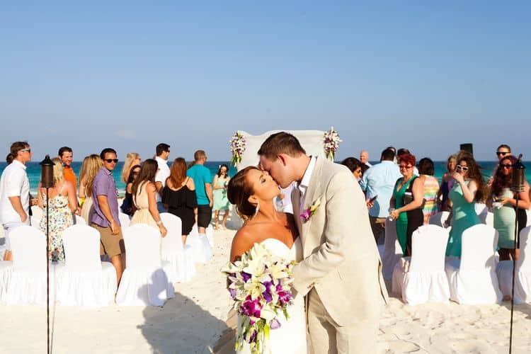 destination wedding at the Live Aqua