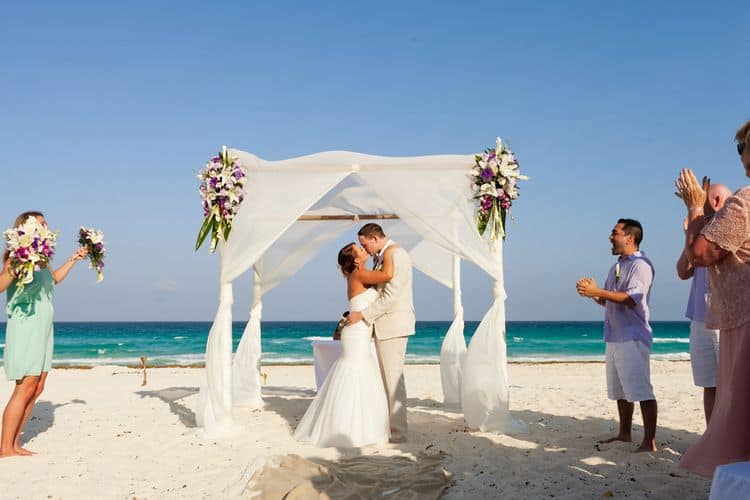 destination wedding at the Live Aqua