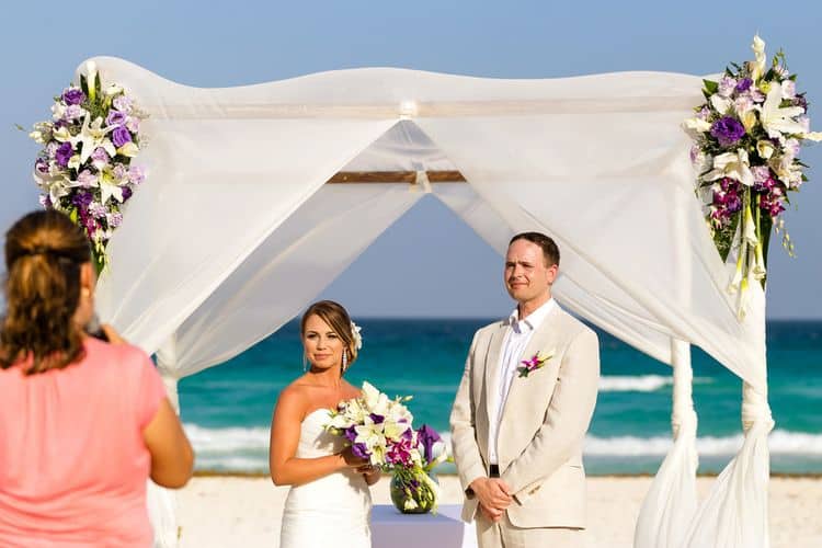 destination wedding at the Live Aqua