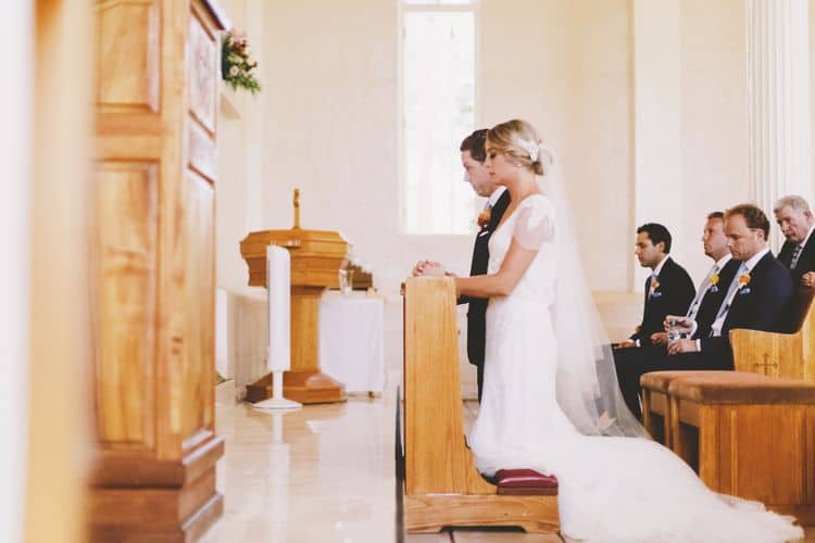 real wedding in the Maria Lanakila Church