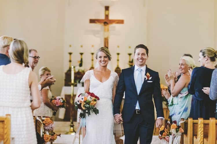 real wedding in the Maria Lanakila Church