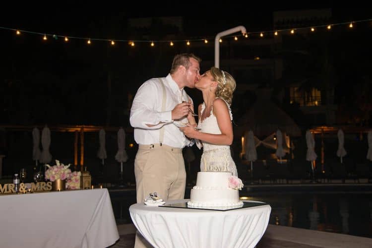 real destination wedding at Dreams Riviera Cancun