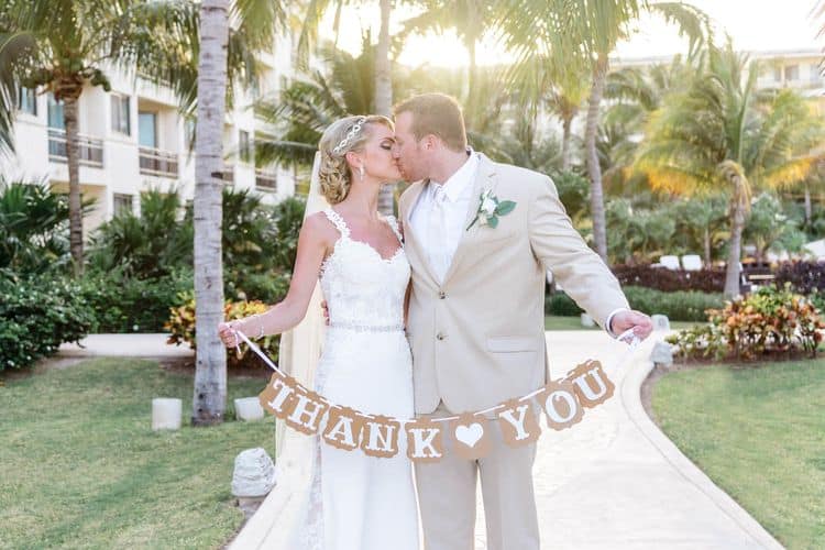 real destination wedding at Dreams Riviera Cancun