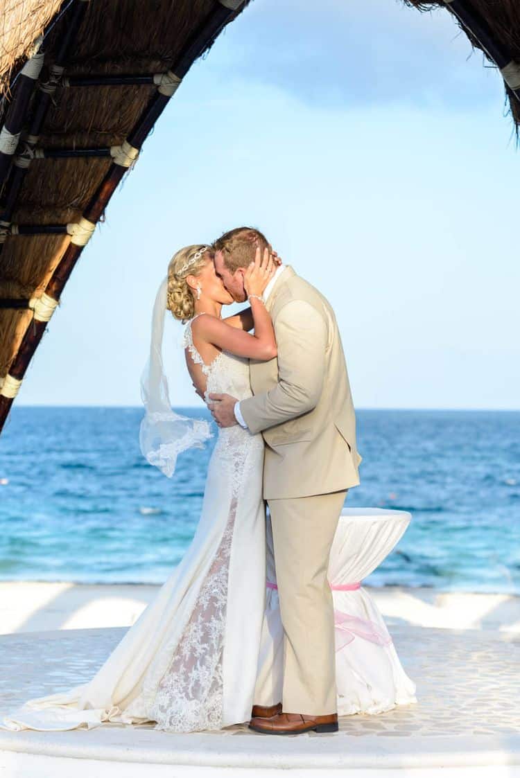 real destination wedding at Dreams Riviera Cancun