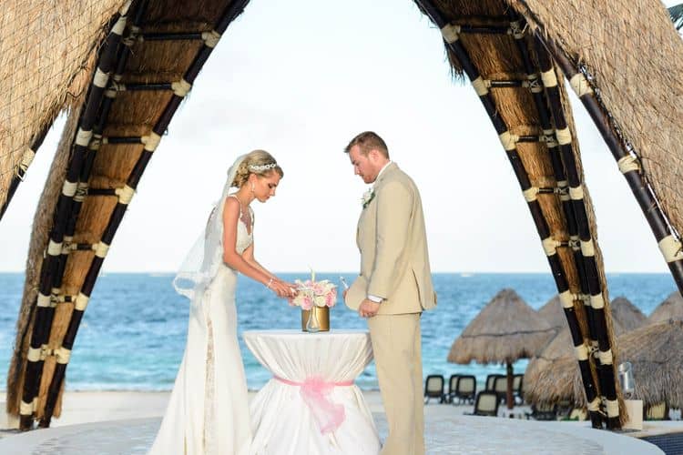 real destination wedding at Dreams Riviera Cancun