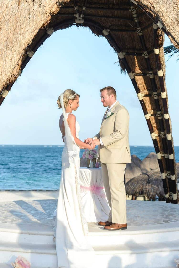 real destination wedding at Dreams Riviera Cancun