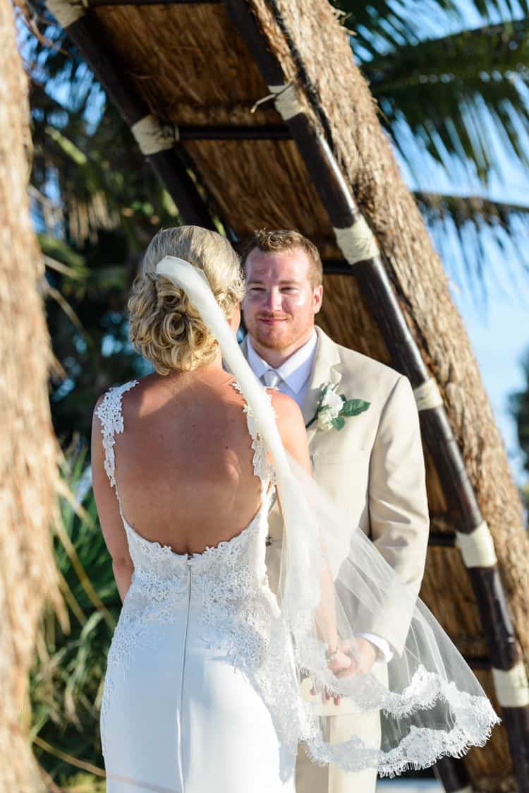 real destination wedding at Dreams Riviera Cancun